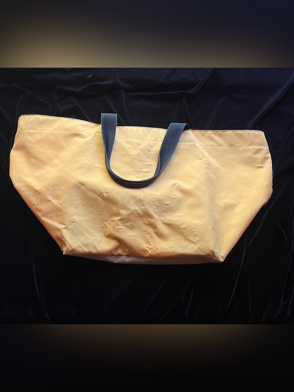 Herve Chapelier Yellow Nylon Tote Bag